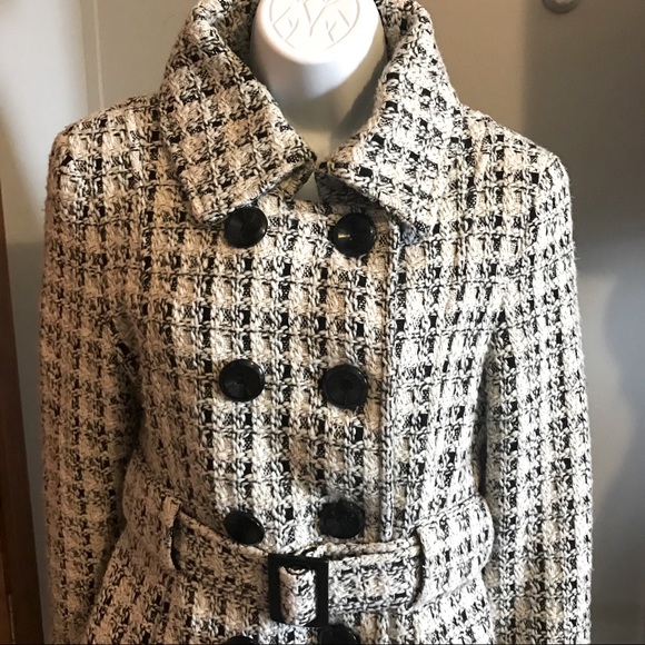 Via Spiga Double Breasted Coat With Belt - Picture 2 of 4